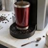 Svart Plast Kaffemaskin Droppbricka Honungskaka Hål Nätbricka Skydd Kaffestation