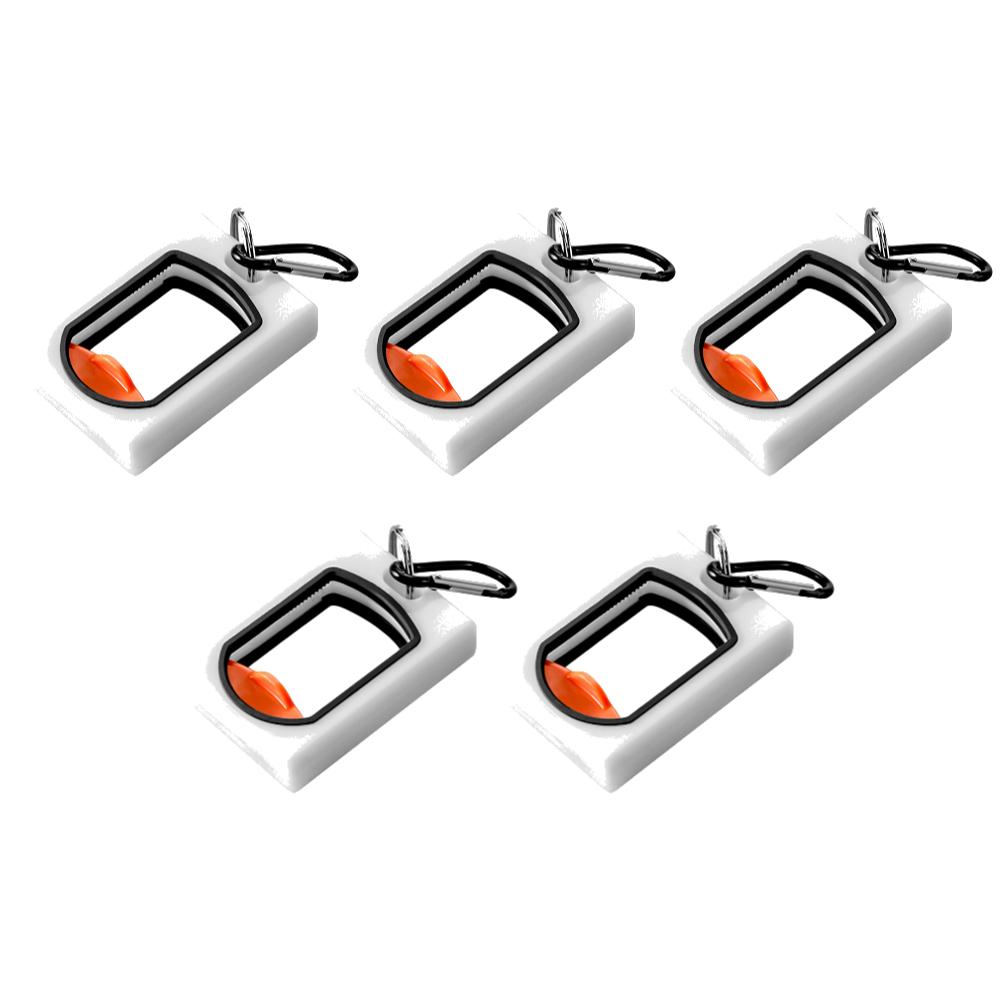 1-5PCS Square Cable Tie Organizer Fluorescent Portable Storage Cable Tie Holder Stable Fluorescent Organizer Indoor Outdoor Use