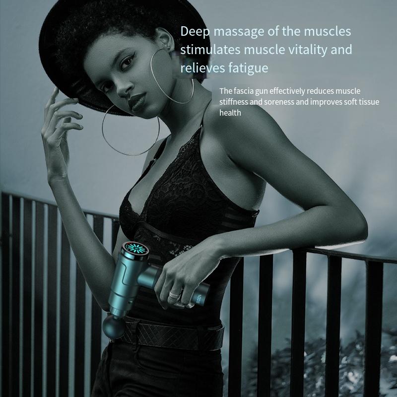 Electric Massage Gun for Deep Muscle Relaxation Body And Neck Massager for Men And Women Fitness Equipment with Noise Reduction