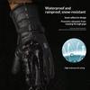 Winter Leather Gloves Waterproof Resistance Cold Outdoor Sports Warm Motorcycle For Men Warm and Cold Resistant Leather Gloves