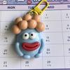 Large Silly Sausage Keychain For Girls Bold Bag Clip Lightweight Resin Key Ring Soft Resin Keychain Decors