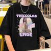 Thiccolas Cage Funny Meme T Shirt Unisex Summer 100 Cotton Fashion Short Sleeve Tshirt Y2k Clothes Casual Streetwear Tee Shirts