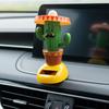 Car Dashboard Ornaments Solar Interactive Toys Dancing Cute Dashboard Car Accessories For Auto Vehicle SUV Truck Sedan Driver
