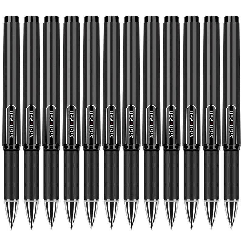 Deli S73 1.0mm Black Gel Pens