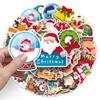 52 Christmas Personalized Festival Cartoon Children's Guka Notebook Decoration Water Cup Suitcase Graffiti Stickers