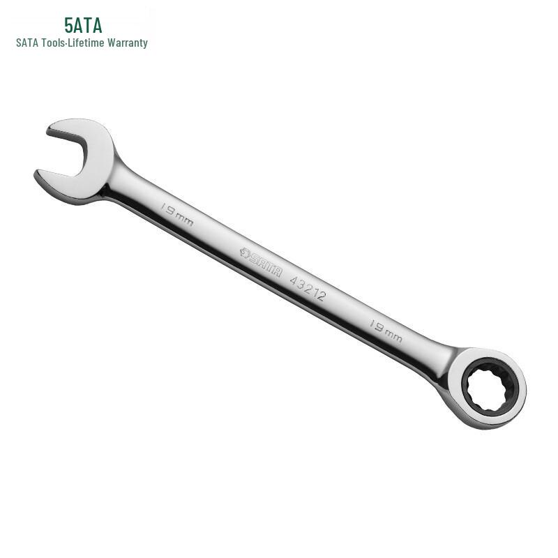SATA Polished Combination Ratchet Wrench