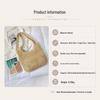 Women's Large Capacity Straw Shoulder Bag - Handmade Woven Tote for Beach Holidays