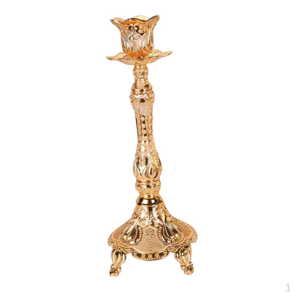 Metal Vintage Tea Light Candle Holder Candlestick Wedding Table Dining Decoration Ornament