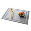 Placemats for Dining Table PVC Bamboo Pattern Table Mats Multiple Colors Non-Slip Heat Resistant Washable Easy to Clean