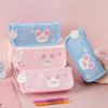 Pencil Case for Kids Large Capacity Cute Stationery Bag Canvas Pen Pouch