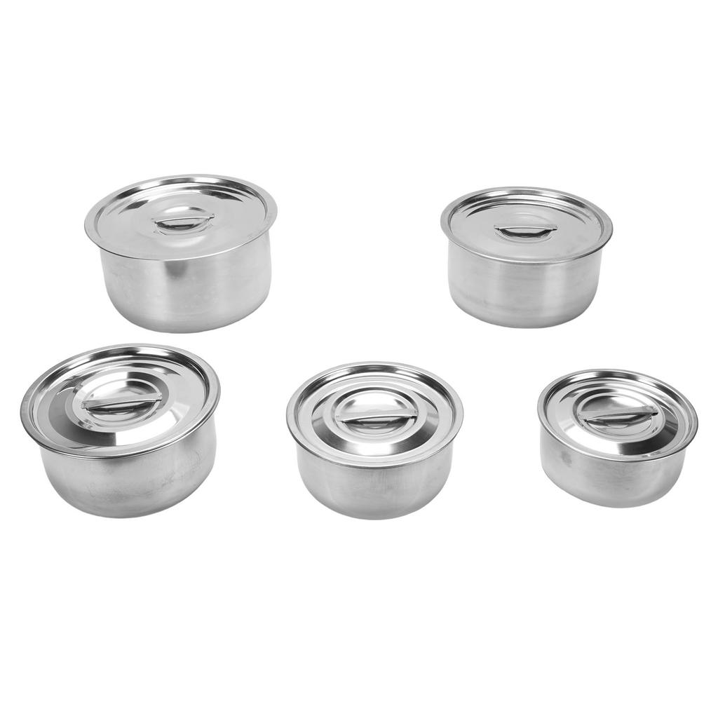 Suppekjele Sett Rustfritt Stål Multifunksjonell Minimalistisk og Stilig Utseende Kokekjele Sett for