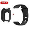 Original Silicone Strap+Case For Xiaomi Redmi Watch 5 Active smartwatch wristband Sport Bracelet correa Redmi watch 5 Lite bands