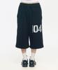 SLOW RECORD HOUSE 04 Bermuda Sweatpants_Black