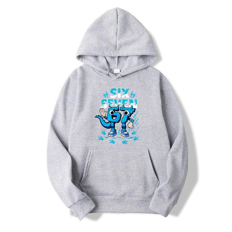 2025 Kids' Hooded Sweatshirt - New European & American Style, No. 67 Pattern, Autumn/Winter Fleece