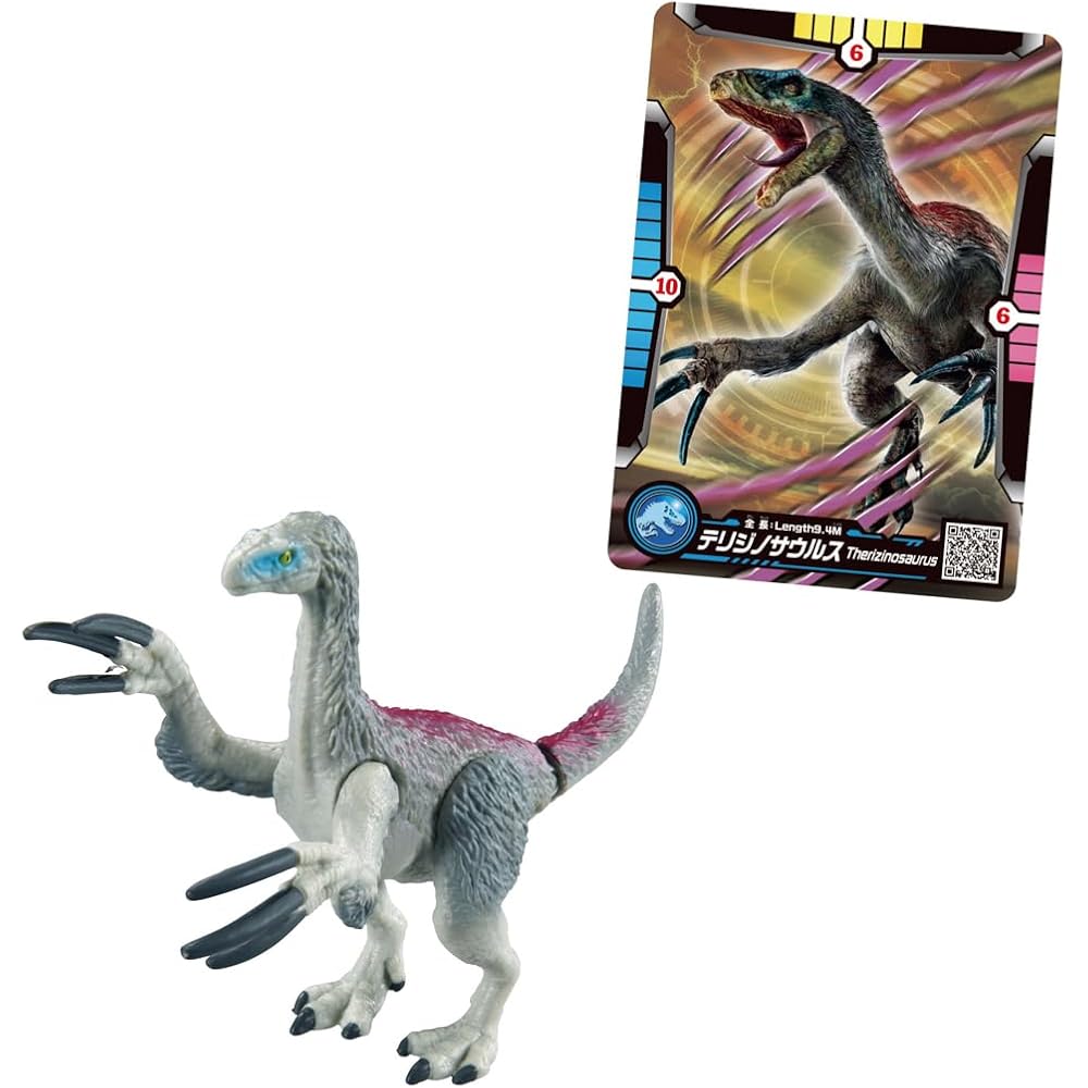 

Takara Tomy Ania Jurassic World Therizinosaurus Toy with Battle Card for Ages 3 and Up