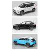 1/22 Toyota RAV4 SUV Alloy Cast Toy Car Model Sound and Light Pull Back Children's Toy Collectibles Birthday Gift