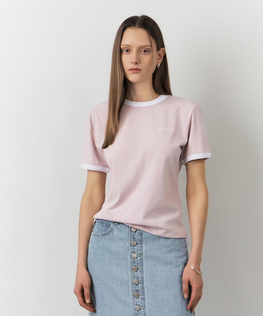 CITYBREEZE Small Logo Ringer Short Sleeve T-Shirt_3 Colors