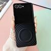 Suitable for Samsung Zflip7 Mobile Phone Case Magnetic Wave Absorbing Pattern ZFlip6 5 Folding Screen PC Skin Feeling Anti Fall Protection Case