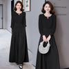 Fashion shirt set Women's early autumn new temperament wear professional wide-leg pants two-piece set