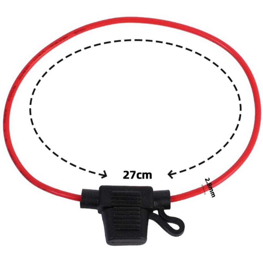 12V Kfz-Sicherungshalter Inline Wasserdicht Auto-Klingenstecksicherung Buchse Kabelverbinder für LKW Boot Marine Motorrad Modifikation