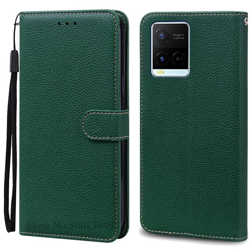 For Vivo Y21 2021 Y21S Deksel Lommebok Flipdeksel For Vivo Y33S Y33T Y32 Y21T Y21E Y21A Y21G VivoY21 Silikondeksel Coque Fundas Etui