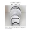 Yamazaki Jitsugyo Bowl & Tea Bowl Storage Rack [Set of 2] Upright Storage Drawer/Cupboard Storage Tower Black 1398 x 2