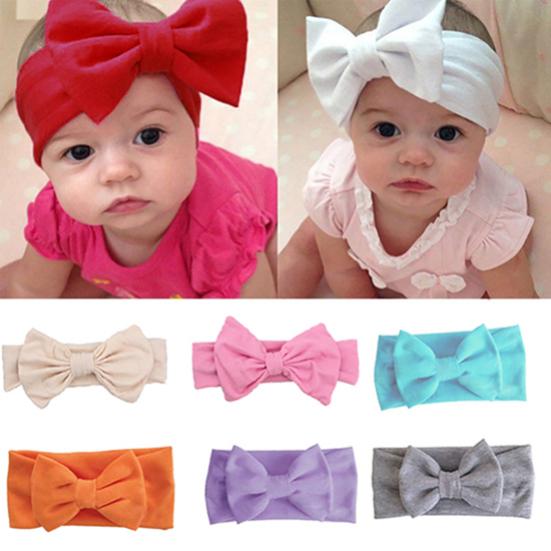 Super Cute Bowknot Baby Girl Toddler Headband Hair Band Accessory Xmas Gift