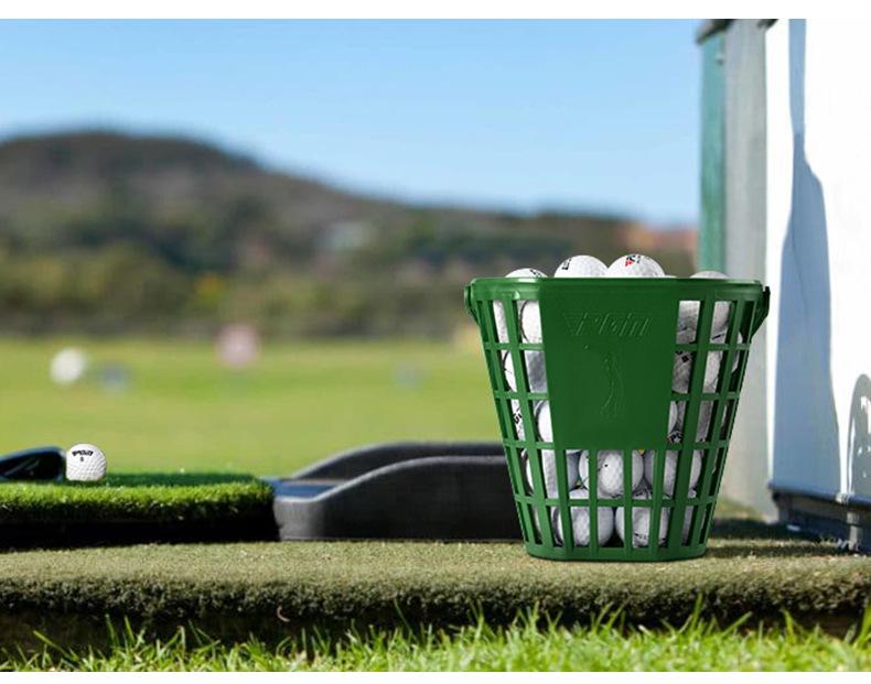 PGM Golf Ball Retriever and Basket - 50 Ball Capacity for Practice Range Use
