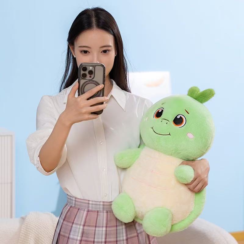 Latest Grass Green Turtle Stuffed Toy Stuffed Plush Toy Cartoon Anime Cute Pillow Pillow As A Gift Doll for Friends