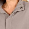 Women's Color Loose Fit Half Zip Button Long Sleeve Sweatshirt Top