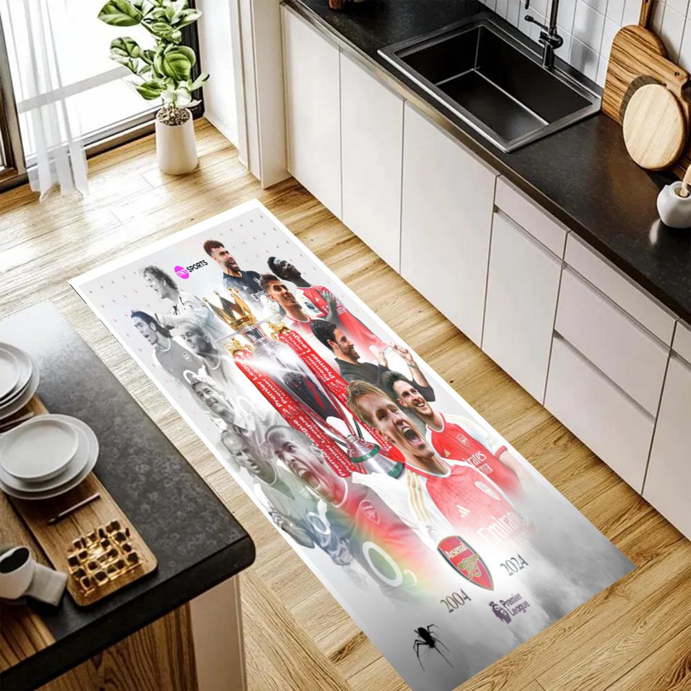 Arsenal Kitchen Mats Durable Bathroom Pads Comfortable Rugs Carpets For Kitchen Home Office Sink Laundry Room Bathroom Decor