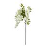 Artificial Wistaria with Green Leaves UV Resistant Fake Flower Decoration Indoor Outdoor Home Wedding Party Faux Flower Decor