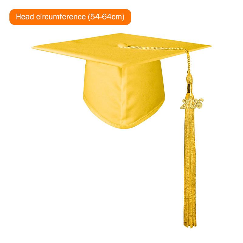 2026 Graduation Cap Headwear With Tassel For High School & Bachelor Degree Cap Unisex Graduation Dress Ceremony Hat Master