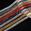 10Yards Resin Rhinestone Ribbons Self Adhesive Diamond Crystal Roll Glitter Belt Bling Party DIY Decorations 1CM Rhinestone