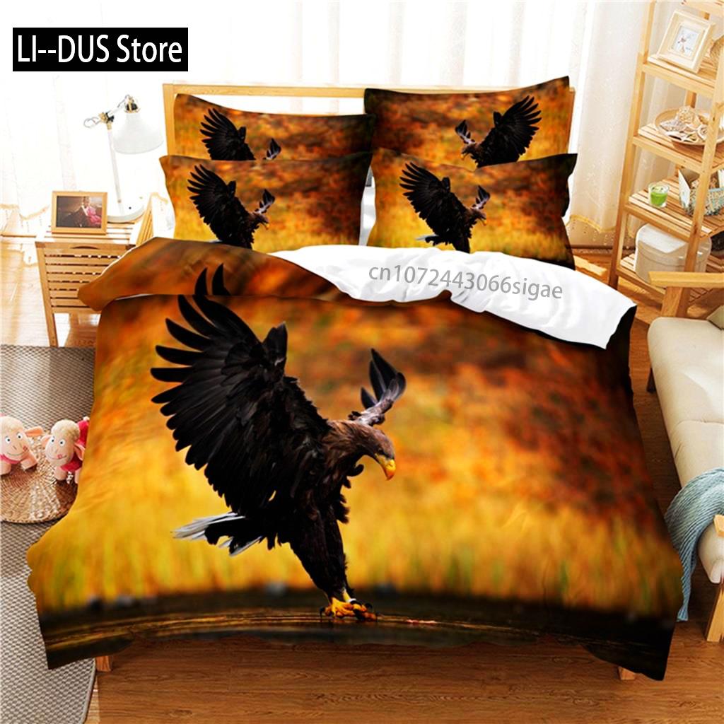 Comforter Eagle Bedding Set 3D Bedding Digital Printing Queen Size Bedding Set Fashion Design