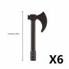 Medieval Figure Weapons Accessories Kits Building Blocks King Sword Lion King Shield Trident Battle Double-edged Axe Brick Toy