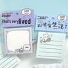 100 Lived-in Series Fun Anime Illustration Sticky Notes – Journal Decoration Material