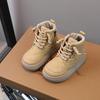 Kids Ankle Boots for Boys Girls Unisex Children Short Boots Warm Thermal Cotton Inside  Sports Style Side Zipper 26-36