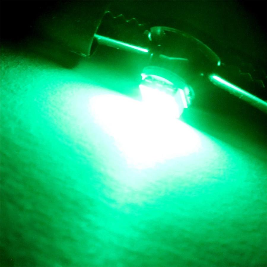 30X 12V T4.7 Wedge 5050-SMD Light Bulbs Colorful Decor Car Dashboard Panel Gauge