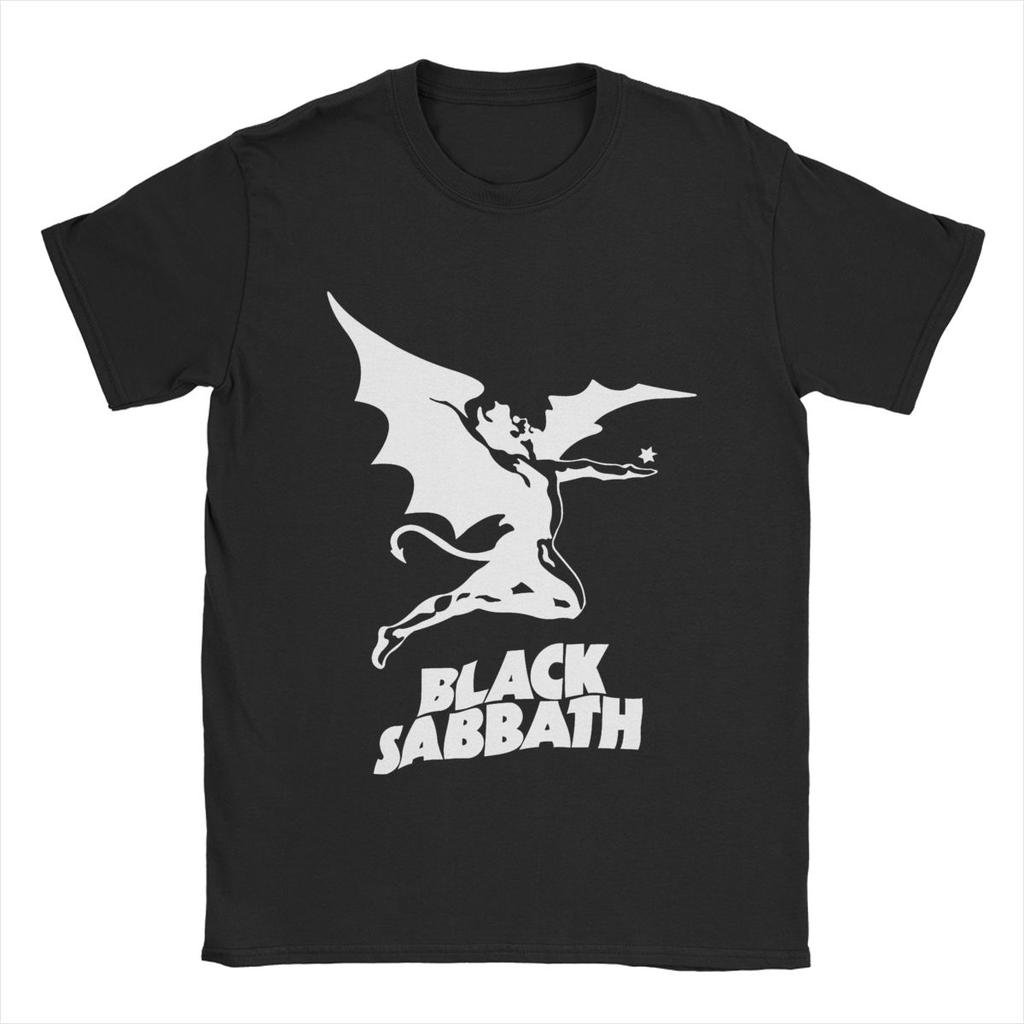 Fashion Black Cool Sabbaths T-Shirts for Men Round Collar 100% Cotton T Shirt Short Sleeve Tee Shirt New Arrival Clothing
