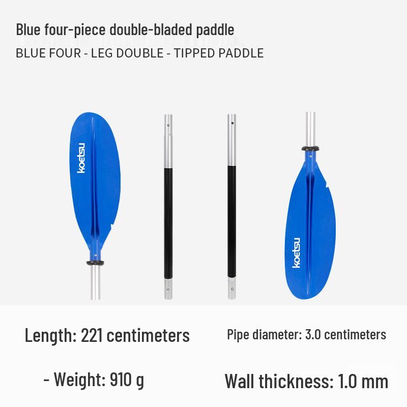 KOETSU Surf Paddleboard Dual-Use Aluminum Paddle: Single/Double Head Kayak & Paddleboard Paddle