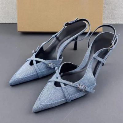 Summer Women High Heels Sandals Sexy Pointed Toe Dress Party Shoes for Woman Fashion Casual Sandal