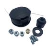 Trimmer Head Replacement Kit for 230 for 225 for 210 with 9 Piece Accessory Set for Speed Feed 400 Bump Feed Black