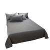Minimalist Pure Cotton Double Bed Sheet with Pillowcase 200x230cm – Solid Color Design