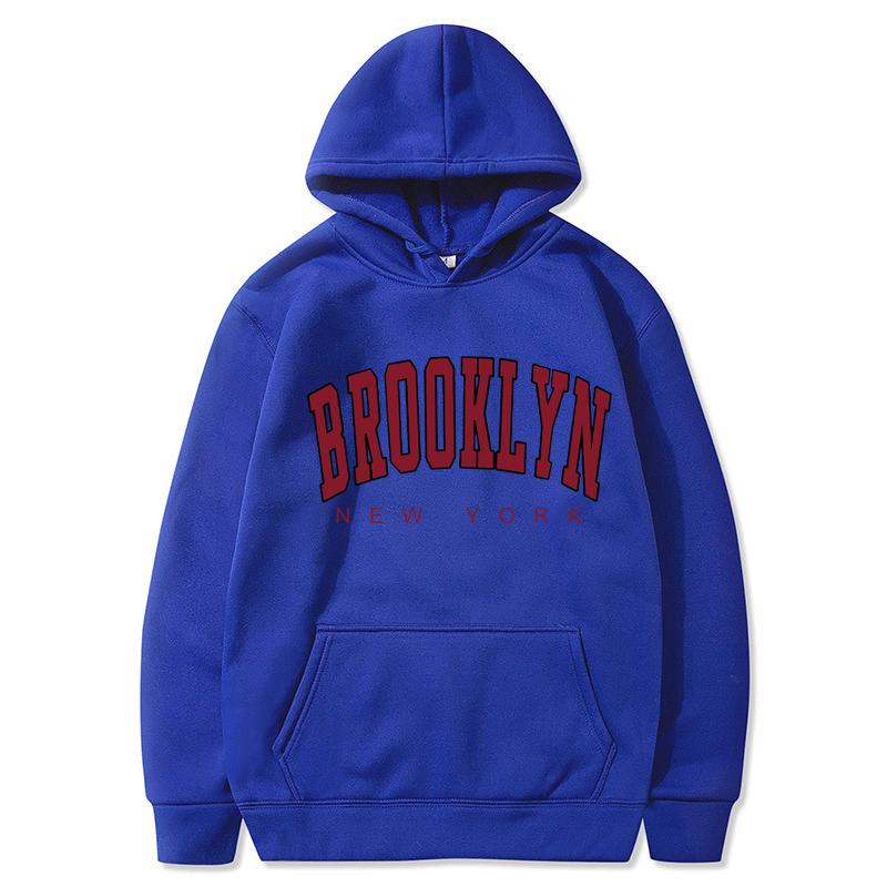 Men Hoodie 1898 New York Print Women Hoodie Set Kawaii Female Sweatshirt Harajuku Loose Long Sleeve Plus Size Clothes