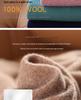 Men's Casual Autumn & Winter 100% Pure Wool V-Neck Loose Knit Sweater
