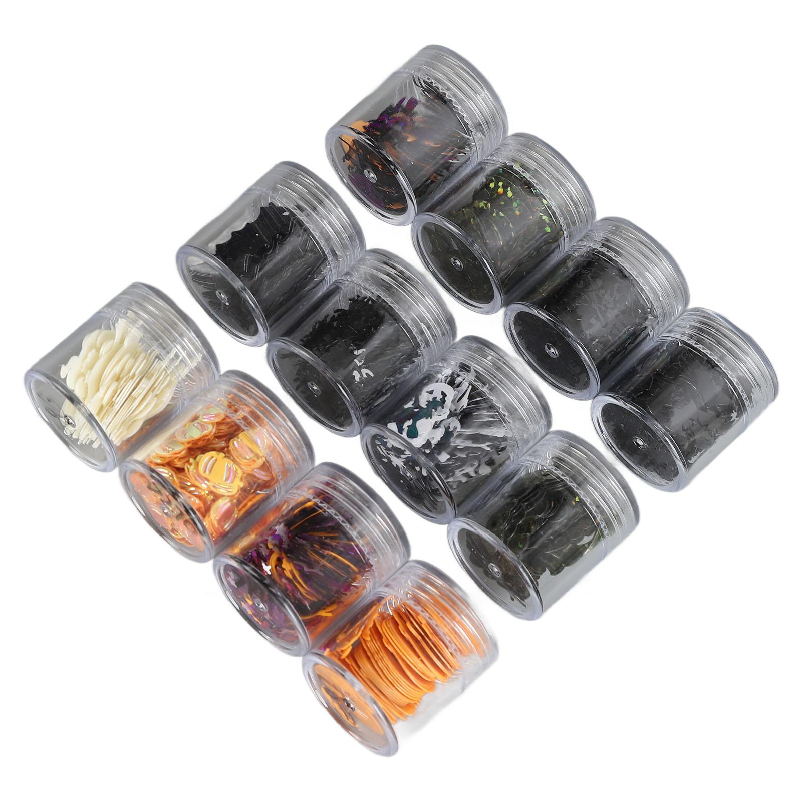 

Блестки для нейл-арта, Тема Хэллоуина, Блестящие пайетки, Изысканный узор, Сделай сам, Ногти на Хэллоуин-вечеринку