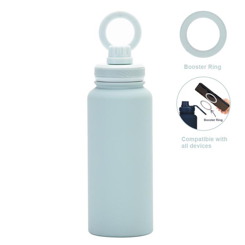 Magnetic Lid Sports Water Bottle