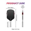 Gen5 Inner Core Thermoformed Integrated Carbon Fiber Pickleball Paddle Perimeter Embedded Metal Weights Professional Competition Paddle