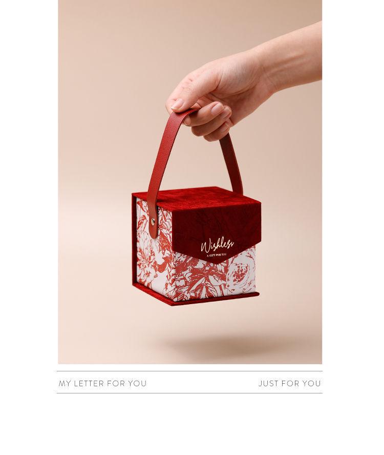 Velvet Handheld Wedding Gift Box for Bridesmaids